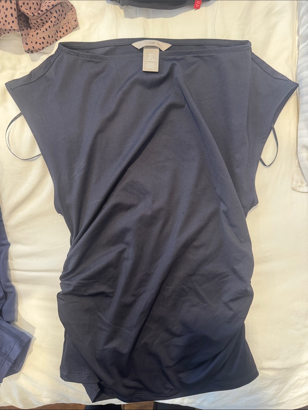 H&M Dark Navy Scoop Neck Tank